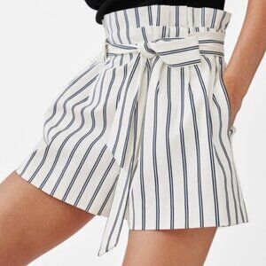 Zara Paperbag High Waisted Shorts